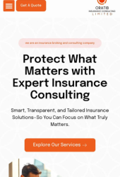 Oratib website design by Winzy Studios — website designer in Nigeria